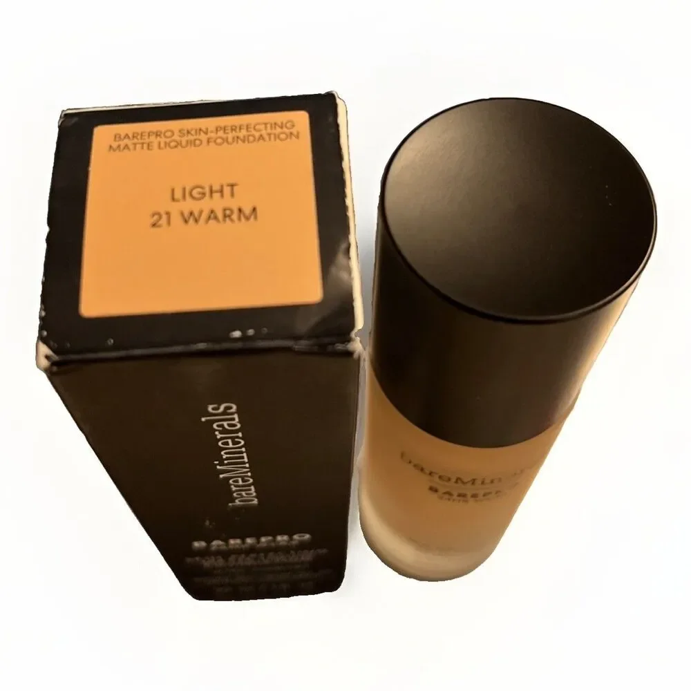 bareMinerals 24HR Wear BAREPRO LIGHT 21 COOL Skin Perfecting MATTE Foundation